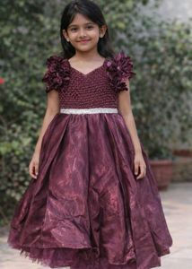 Girls Heavy Partywear Gown for 8-9 year girl