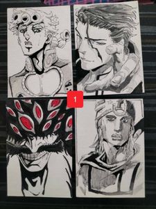 Hand made small artworks, to keep in phone back