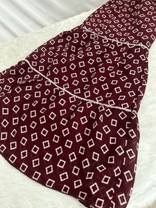Elegant Maroon Kurta Set with Dupatta