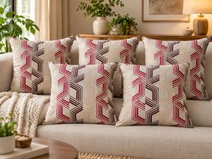 Geometric Print set of 5  Cushion Cover