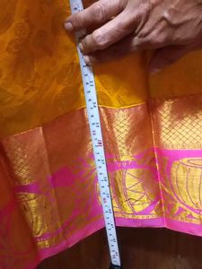 1-TimeUsed Elegant YellowLehengaWith PinkBorder+Bl