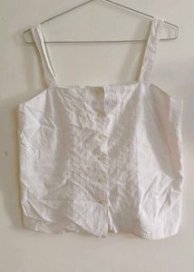 white corset top
