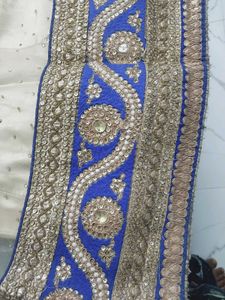 Elegant Cream Lehenga Choli Set