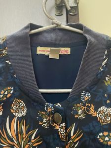 Floral Bomber Jacket