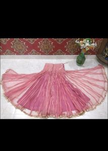 Peach Lehenga With 2 Blouse Options