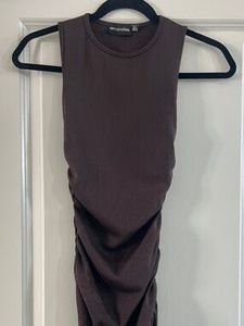 Stylish Ruched Tank Dress