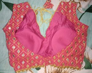 Pink Embellished Lehenga Choli Set