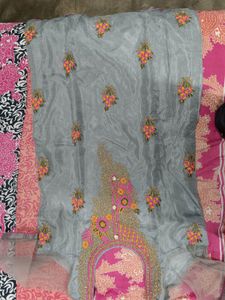 Grey Colour Fancy Suit For Women
