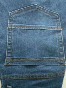 Blue Knit Denim Jeans best.