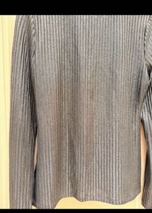 M&amp;S shimmery ribbed top