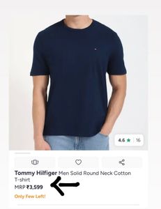 Tommy Hilfiger Navy  T-Shirt
