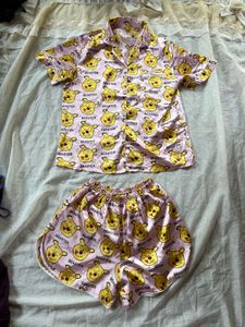 Thailand imported Cute Pooh Bear Pajama Set