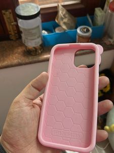 iPhone 14 Cute Pink Bear Phone Case