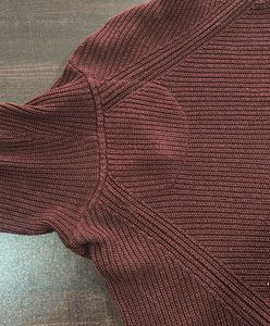 Roadster Knitted Maroon Sweater