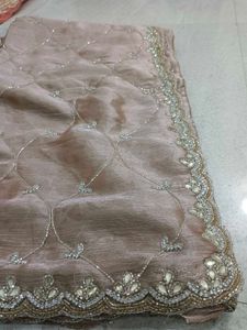 Embroidered Silk Saree