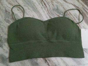 Green Sports Bra free size