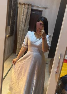 Princess Style Satin Gown👗🌸