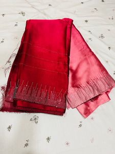 Satin Saree