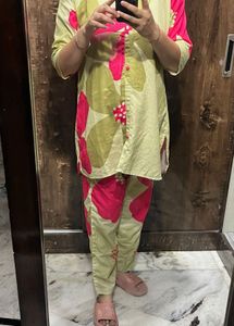 Stylish Floral Kurta Set