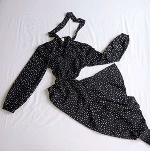 URBANIC Chic Polka Dot Maxi Dress