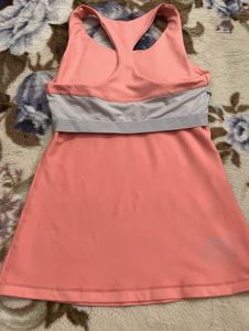 Coral Pink Racerback Tank Top