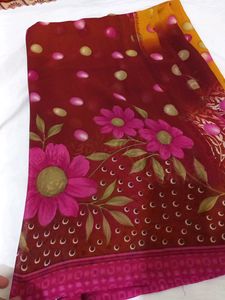 MULTI COLOUR PRINTED Saree