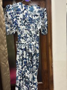 Bohemian Floral Print Maxi Dress