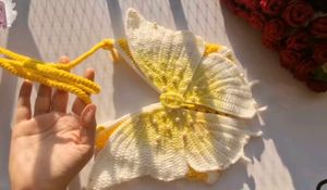 Handmade Butterfly Crochet Bag