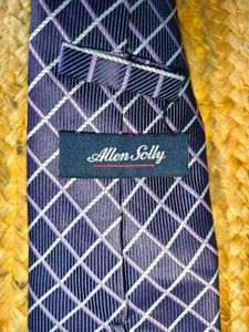 Classic Blue Plaid Men's Tie