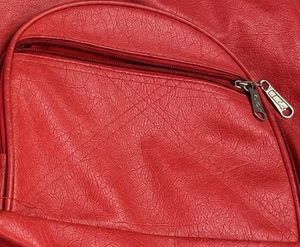 Branded Leather Peach bag
