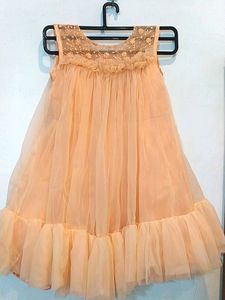 Light Orange 🧡 Fancy Frock🧡