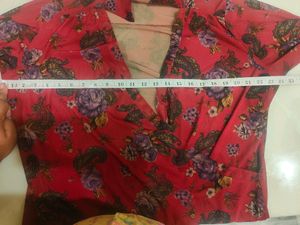 3XL Women Net Floral Top Brand All