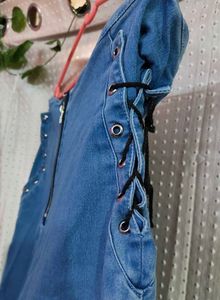 Unique Zipper Denim Jeans