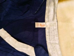 Navy Blue Tunic Top