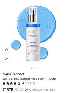 d'Alba White Truffle Refresh Aqua Serum