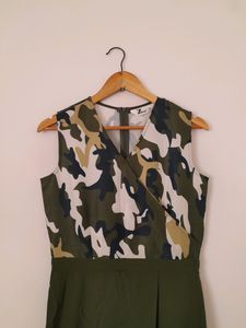 Zima Leto Dark Olive Green Jumpsuit (Women's)