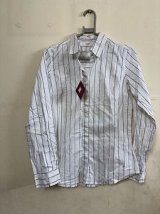 Classic Striped Button-Up Shirt
