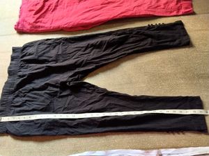 Vibrant Red and black Pants