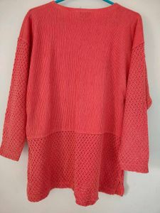 Coral Knit Top/tunic