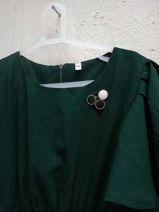 Gorgeous Deep Green Birthday Frock