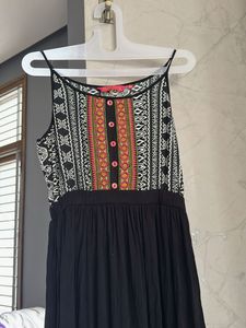 Boho Print Midi Dress