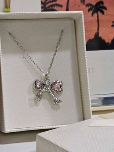 Trendung Cute Bow Necklace 🎀🤍🫶🏻