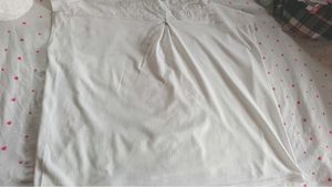 White Eyelet Detail Blouse
