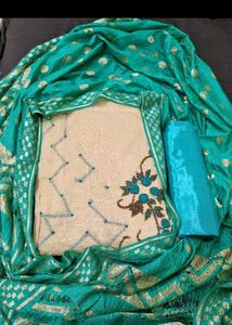 Unstitched Ethnic Wear Fabric Set