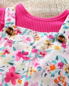 Floral Dress &amp; Top Set