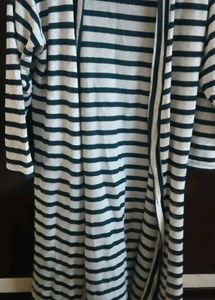 Striped Duster Shrug