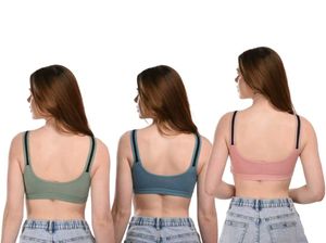 three Comfortable Sports Bra Set