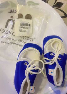 Neeska Moda Royal Blue Baby Shoes