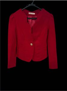 Red Fitted Blazer