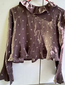 Ruffle Cardigan